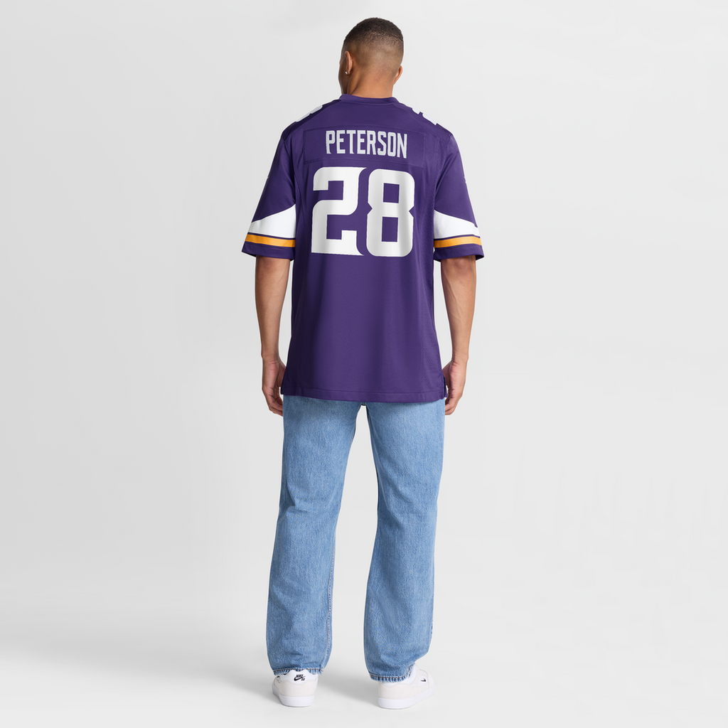 Adrian Peterson Minnesota Vikings Team Game Jersey - Purple