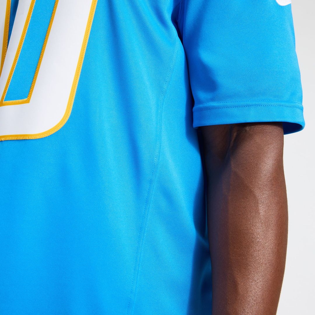 Justin Herbert Los Angeles Chargers Alternate Super Chargers Vapor F.U.S.E. Stitched Limited Jersey - Navy