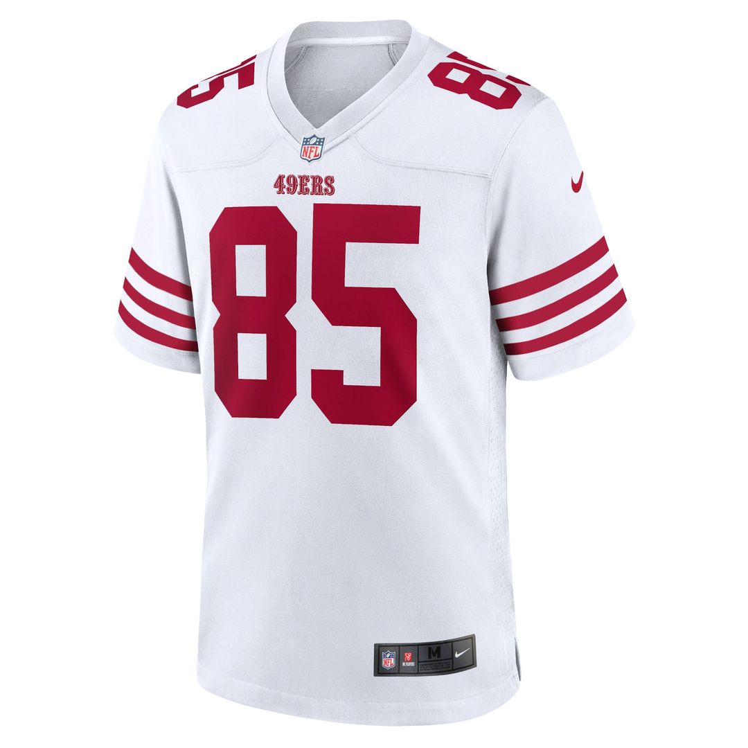 George Kittle San Francisco 49ers Game Jersey - White