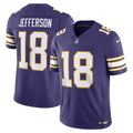 Justin Jefferson Minnesota Vikings Alternate Classic Vapor F.U.S.E. Stitched Limited Jersey - Purple
