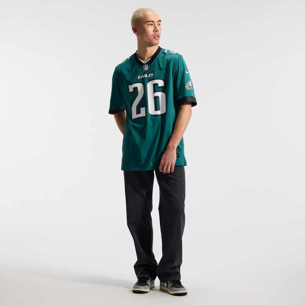 Saquon Barkley Philadelphia Eagles Game Jersey - Midnight Green