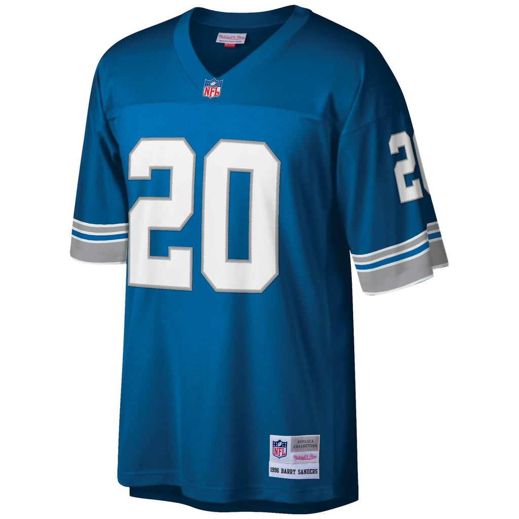Barry Sanders Detroit Lions Big & Tall 1996 Replica Jersey - White