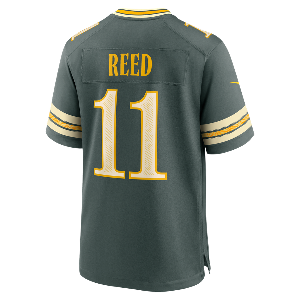 Jayden Reed Green Bay Packers 2026 Rivalries Collection Game Jersey - Green