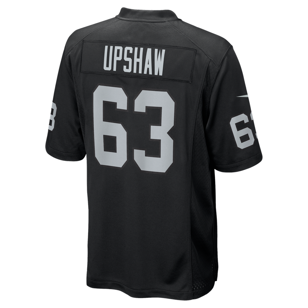 Gene Upshaw Las Vegas Raiders Game Jersey - Black