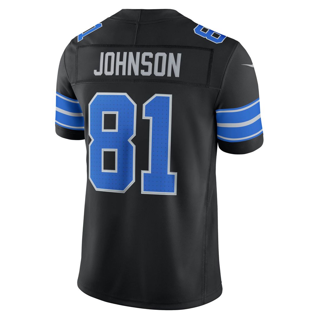 Calvin Johnson Detroit Lions Vapor F.U.S.E. Stitched Retired Limited Jersey - Blue