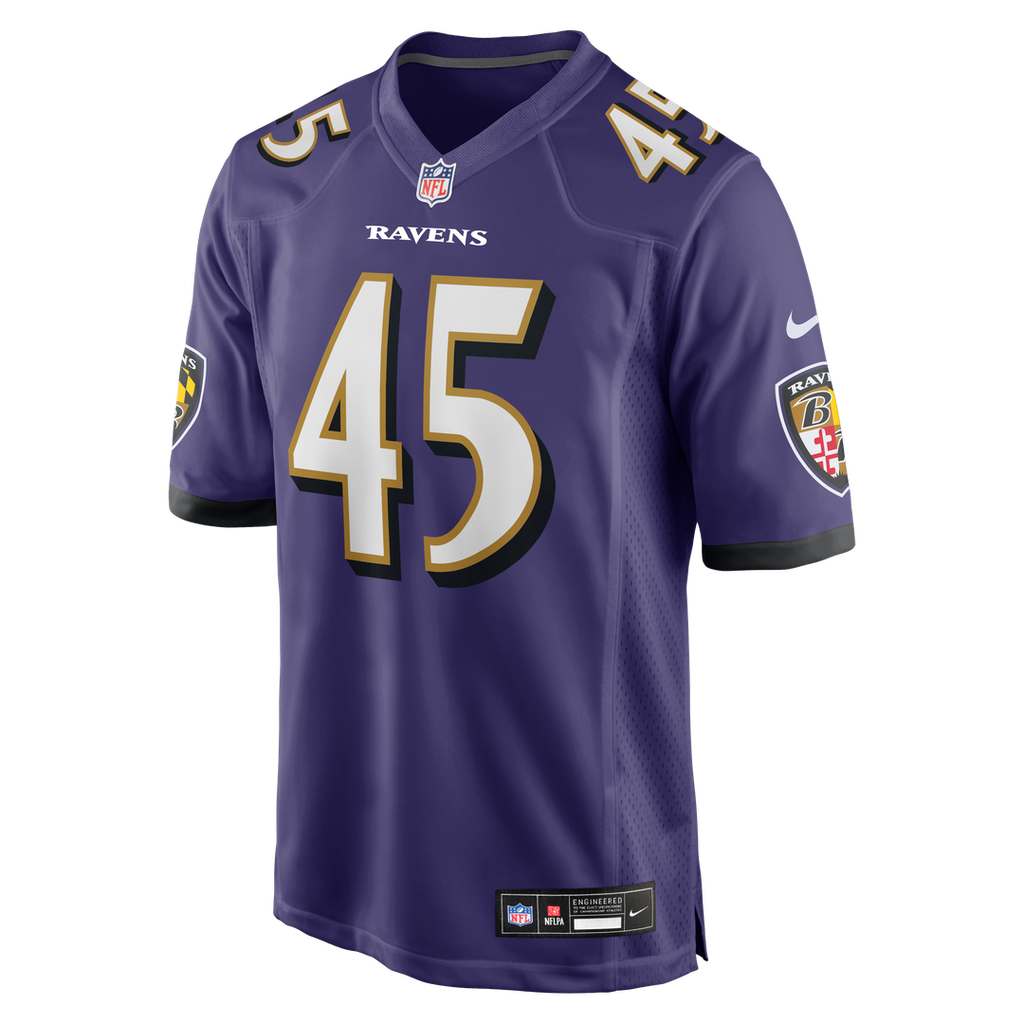 Mike Green Baltimore Ravens Game Jersey - Purple