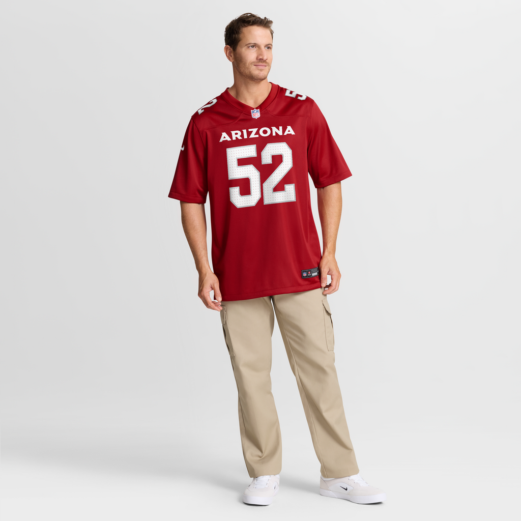 Jordan Burch Arizona Cardinals Game Jersey - Cardinal