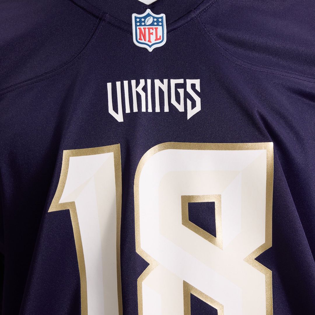 Justin Jefferson Minnesota Vikings 2026 Rivalries Collection Game Jersey - Purple