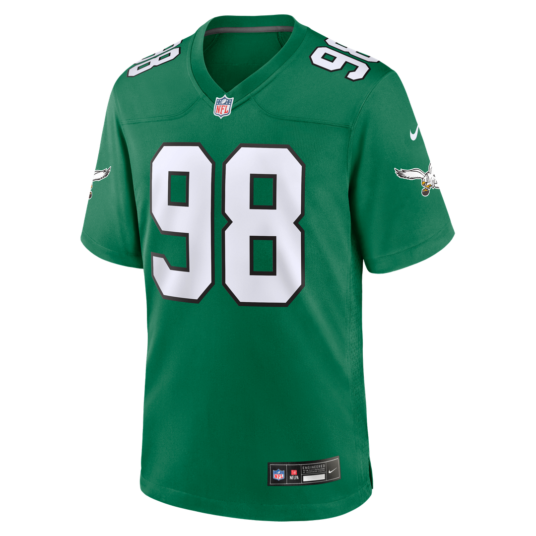 Jalen Carter Philadelphia Eagles Game Jersey - White