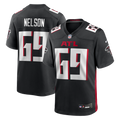 Jack Nelson Atlanta Falcons Game Jersey - Black