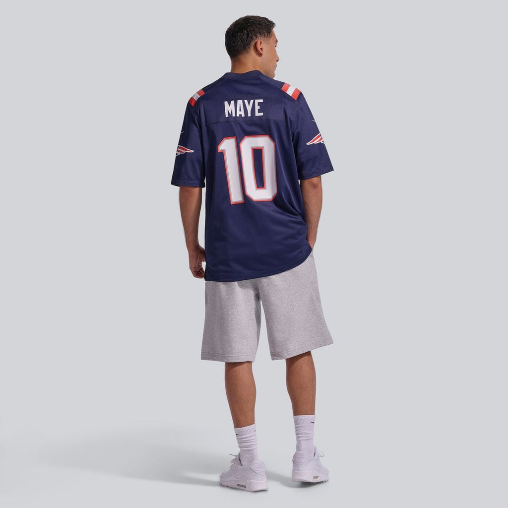 Drake Maye New England Patriots Game Jersey - White