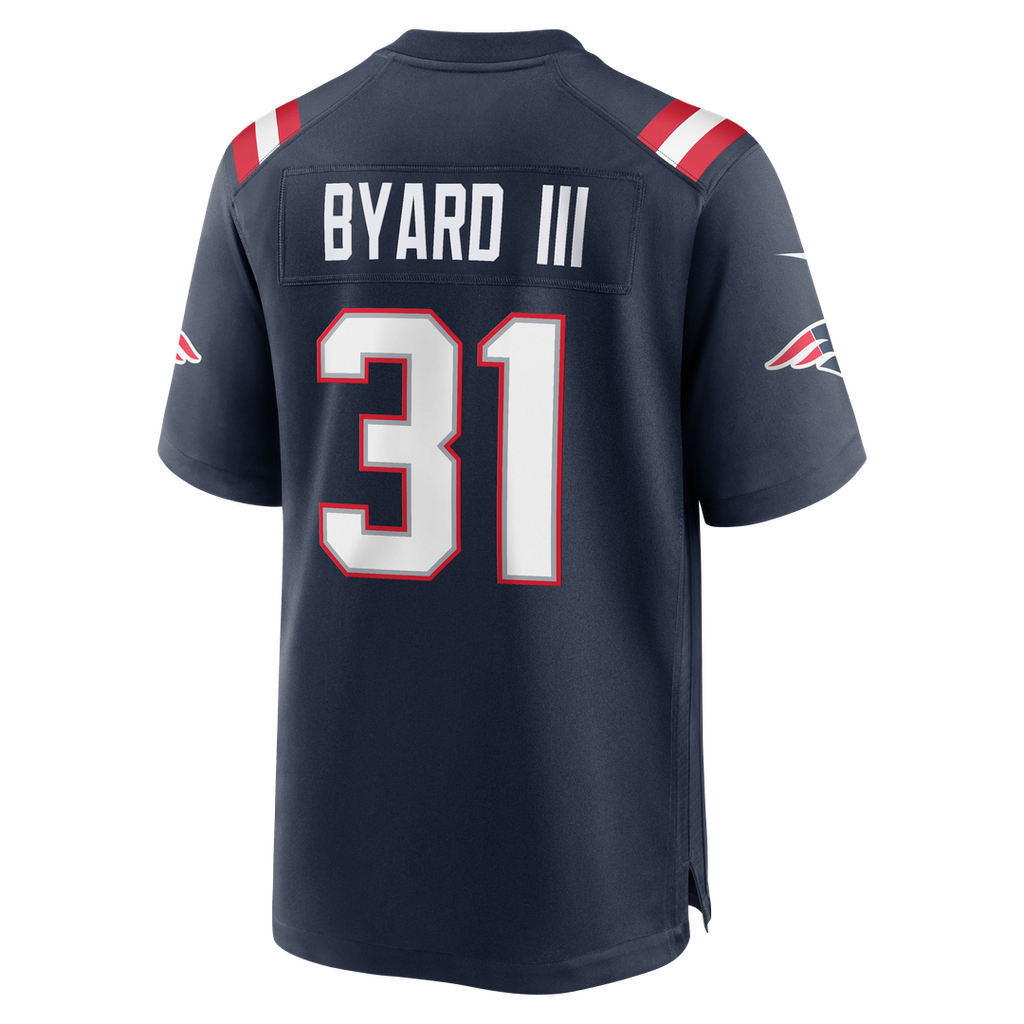 Kevin Byard III New England Patriots Game Jersey - Navy