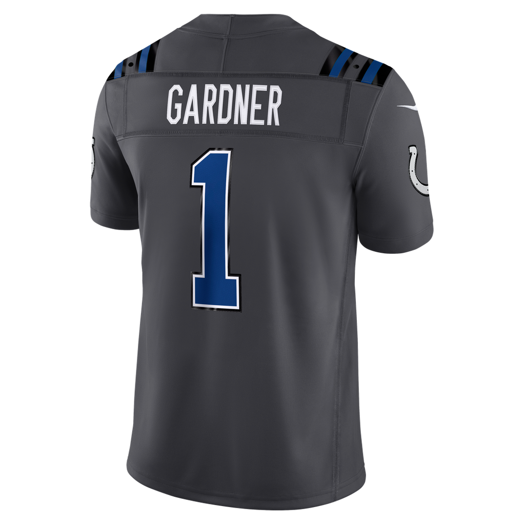 Ahmad Sauce Gardner Indianapolis Colts 2026 Rivalries Collection Stitched Limited Jersey - Anthracite