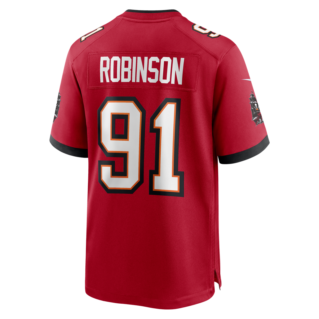 A'Shawn Robinson Tampa Bay Buccaneers Game Jersey - Red