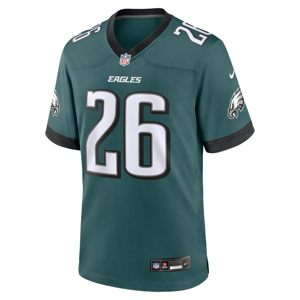 Saquon Barkley Philadelphia Eagles Game Jersey - Midnight Green