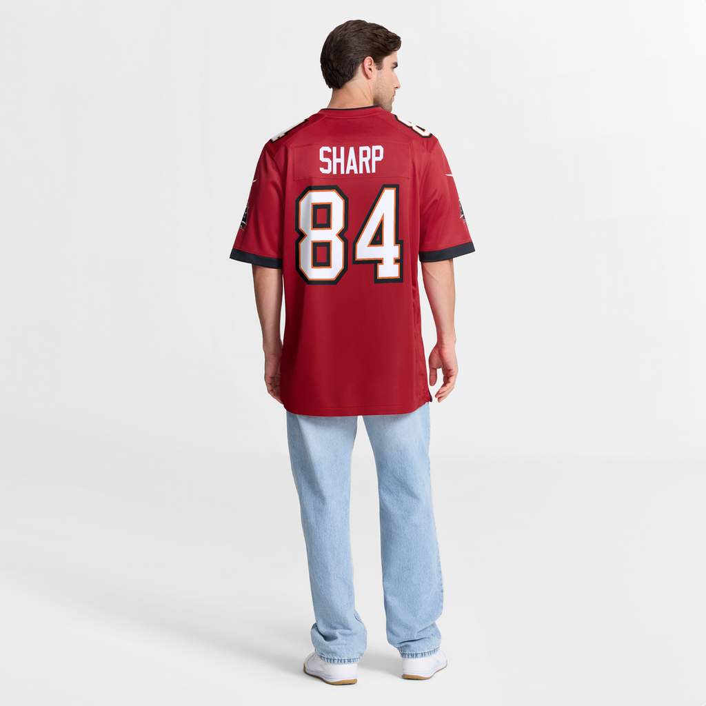 Bauer Sharp Tampa Bay Buccaneers Game Jersey - Red