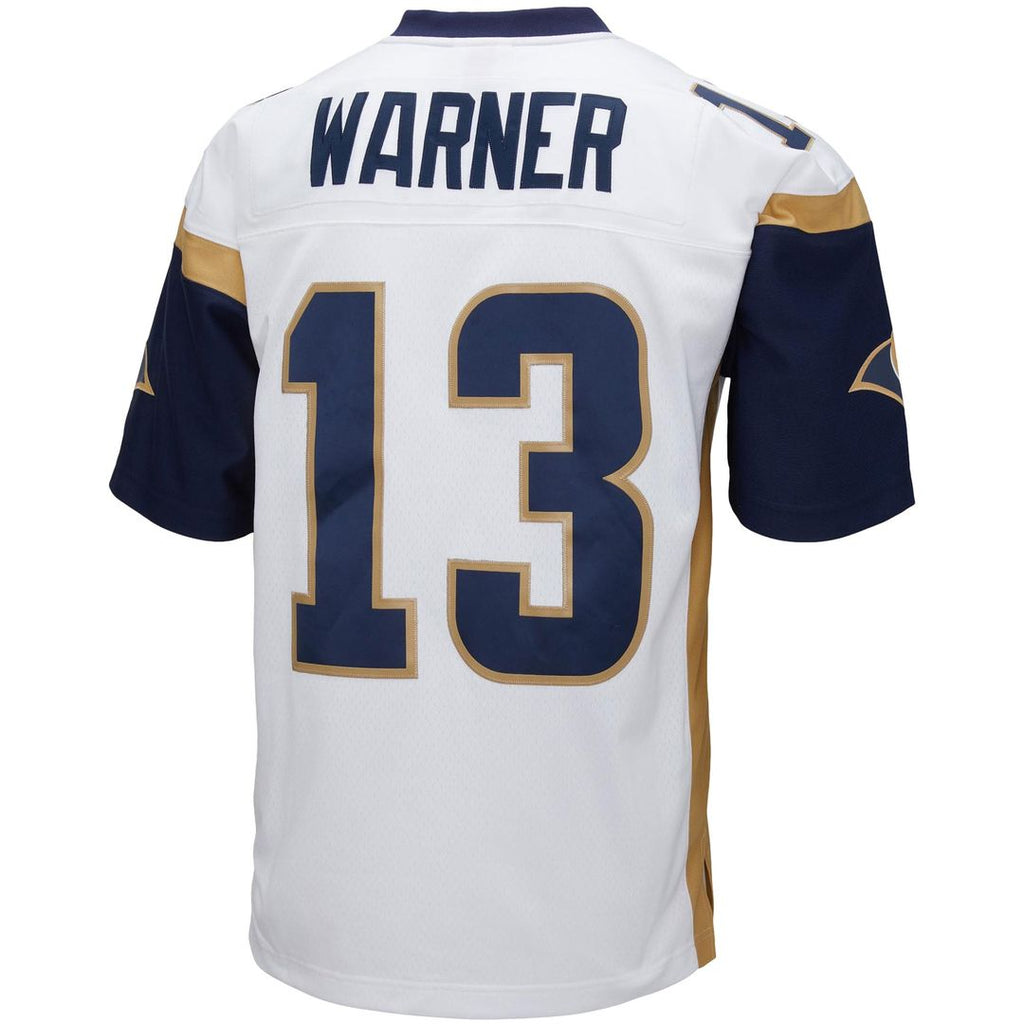 Kurt Warner Los Angeles Rams Big & Tall 2001 Replica Jersey - White