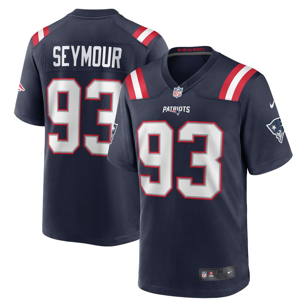 Richard Seymour New England Patriots Game Jersey - Navy