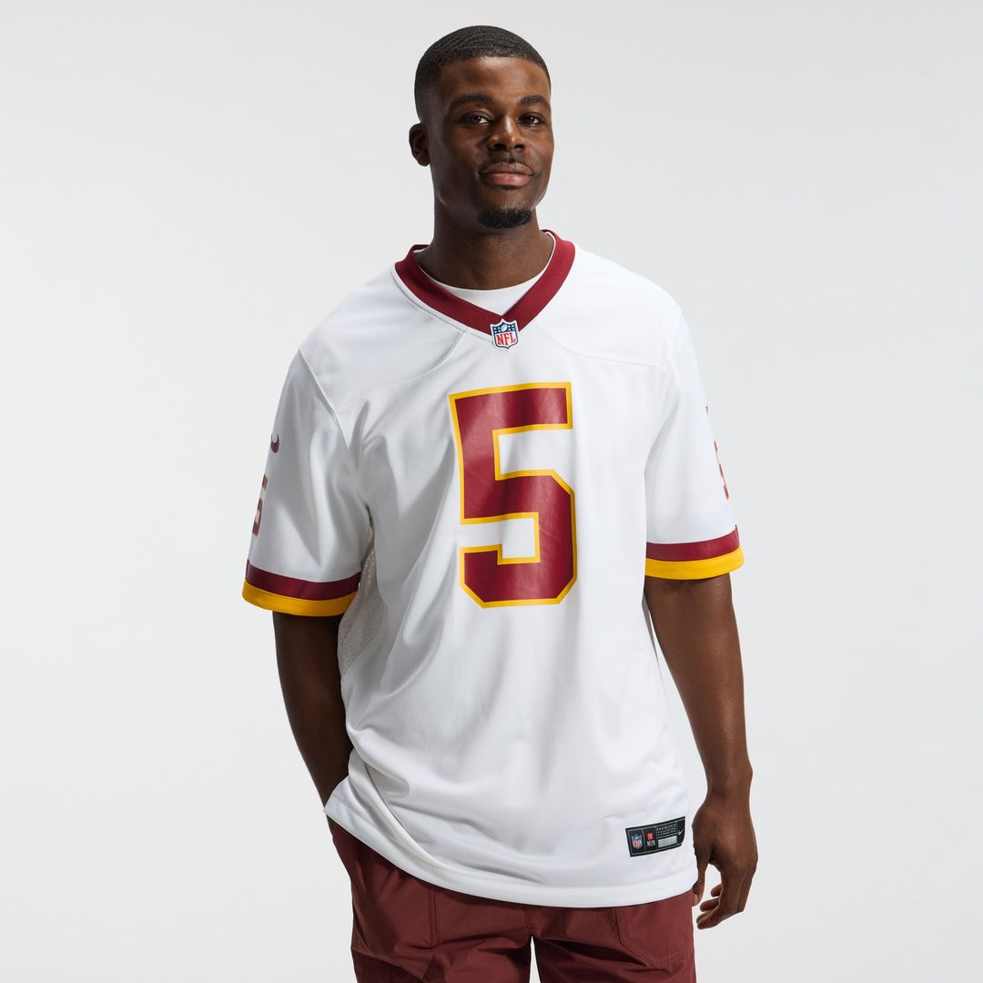 Jayden Daniels Washington Commanders Game Super Bowl Era Jersey - White