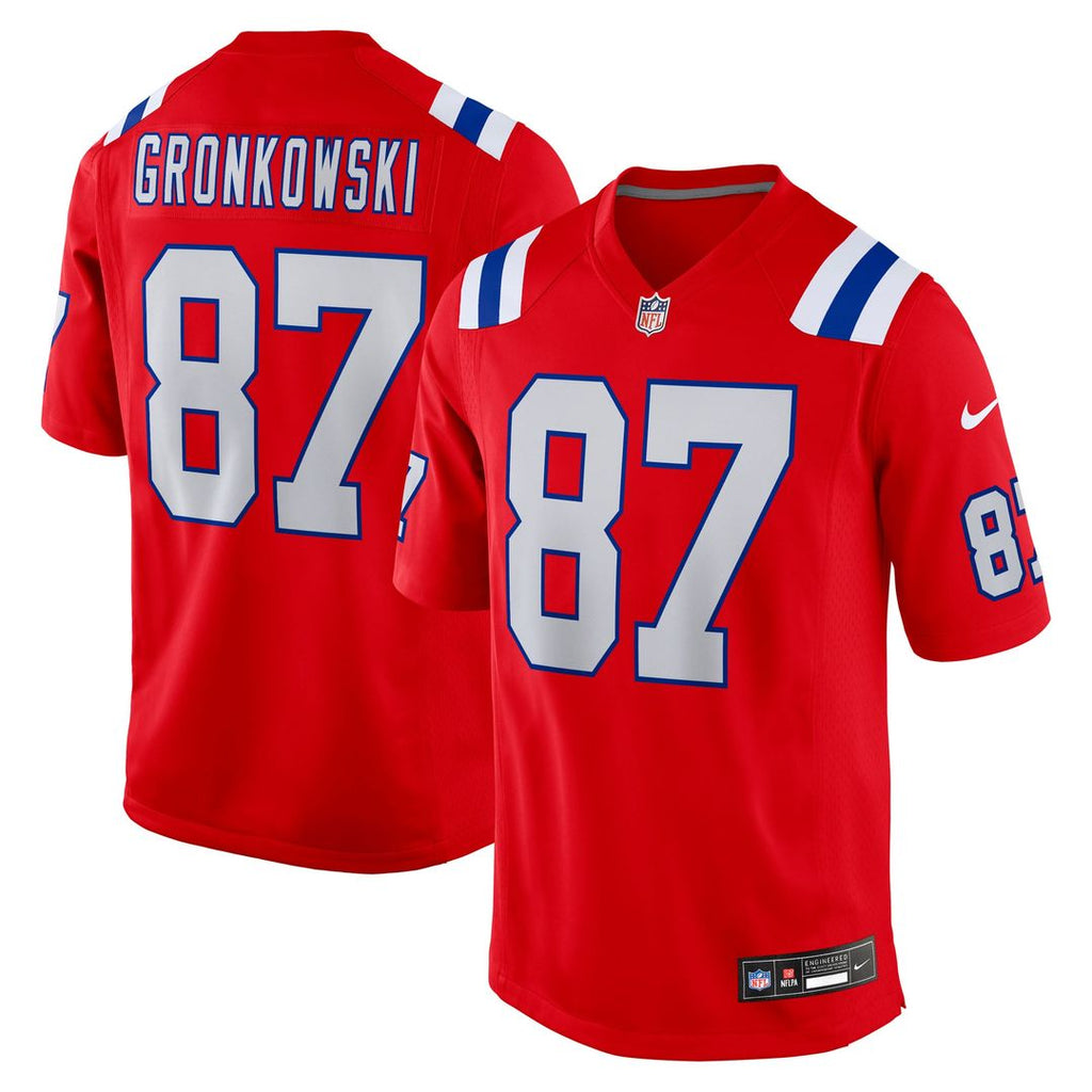 Rob Gronkowski New England Patriots Alternate Game Jersey - Red