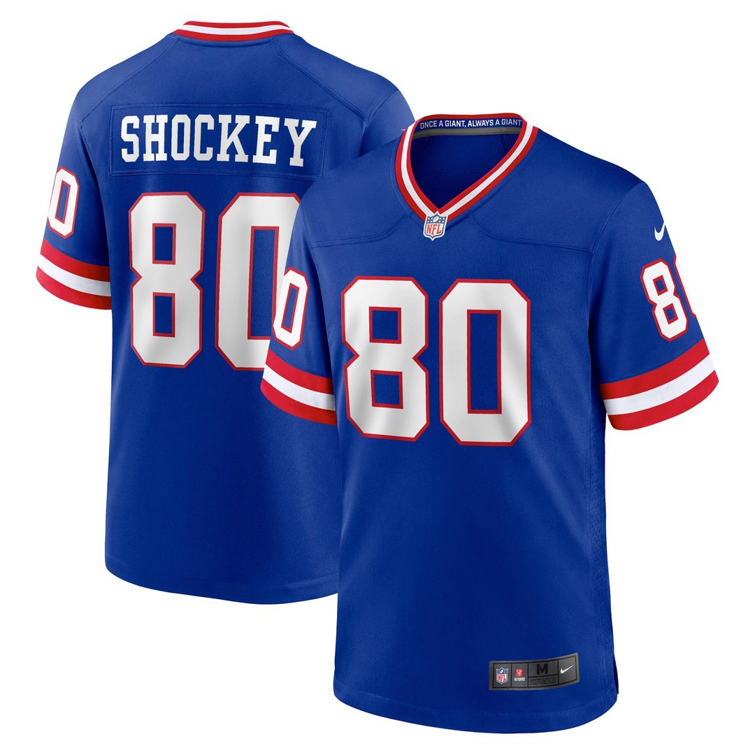 Jeremy Shockey New York Giants Alternate Game Jersey - Royal Blue