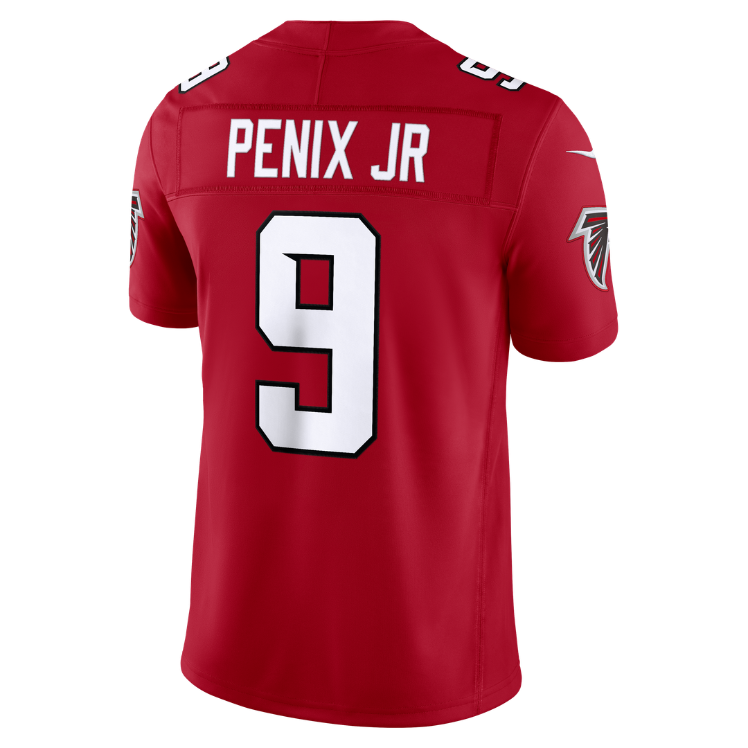 Michael Penix Jr. Atlanta Falcons Alternate Throwback Vapor F.U.S.E. Stitched Limited Jersey - Black