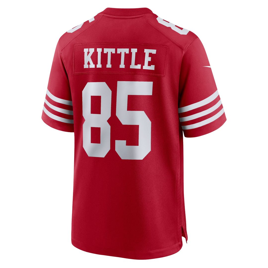 George Kittle San Francisco 49ers Game Jersey - White