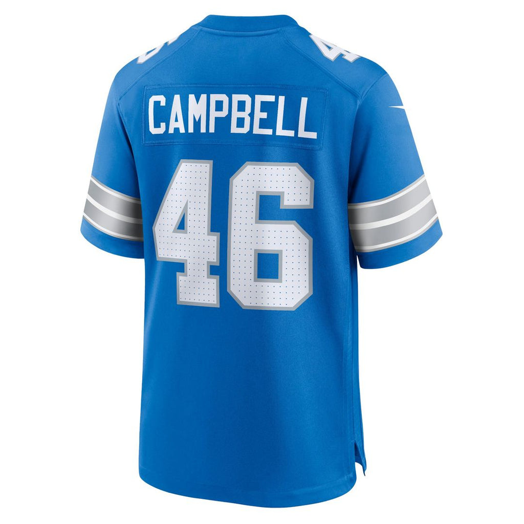 Jack Campbell Detroit Lions 2nd Alternate Game Jersey - Black