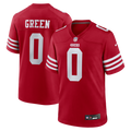 Renardo Green San Francisco 49ers Game Jersey - Scarlet