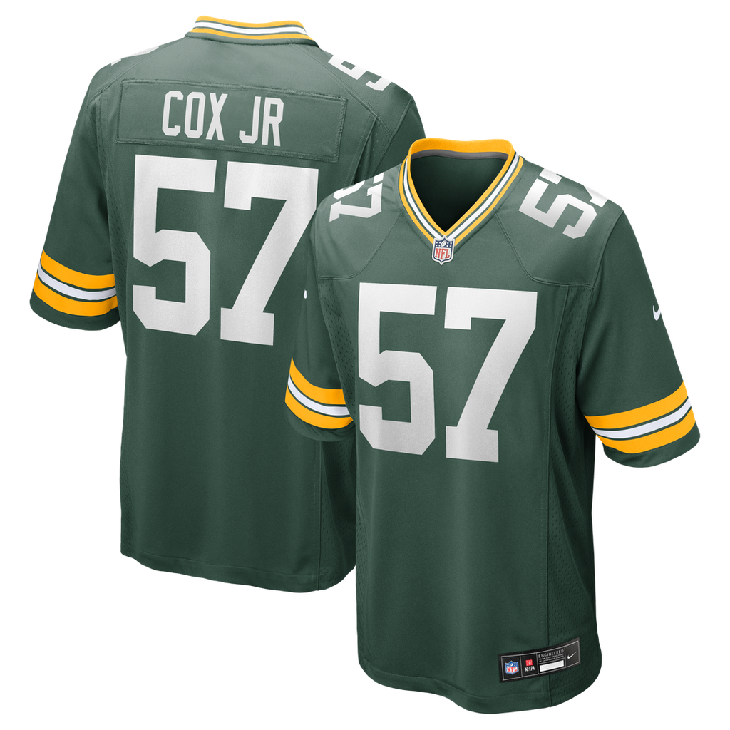 Brenton Cox Jr. Green Bay Packers Game Jersey - Green