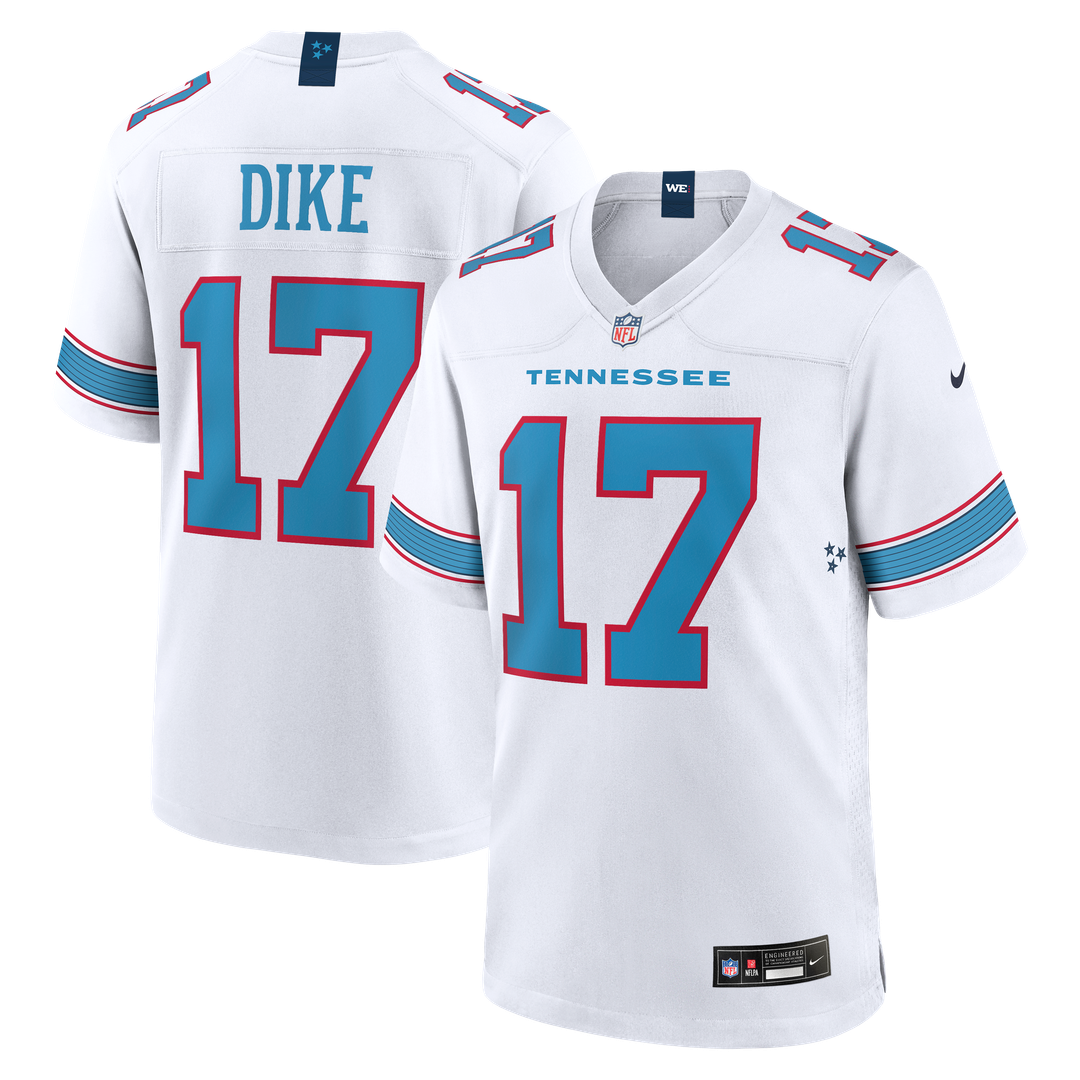 Chimere Dike Tennessee Titans Game Jersey - Light Blue