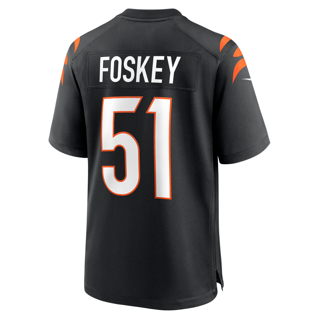Isaiah Foskey Cincinnati Bengals Game Jersey - Black