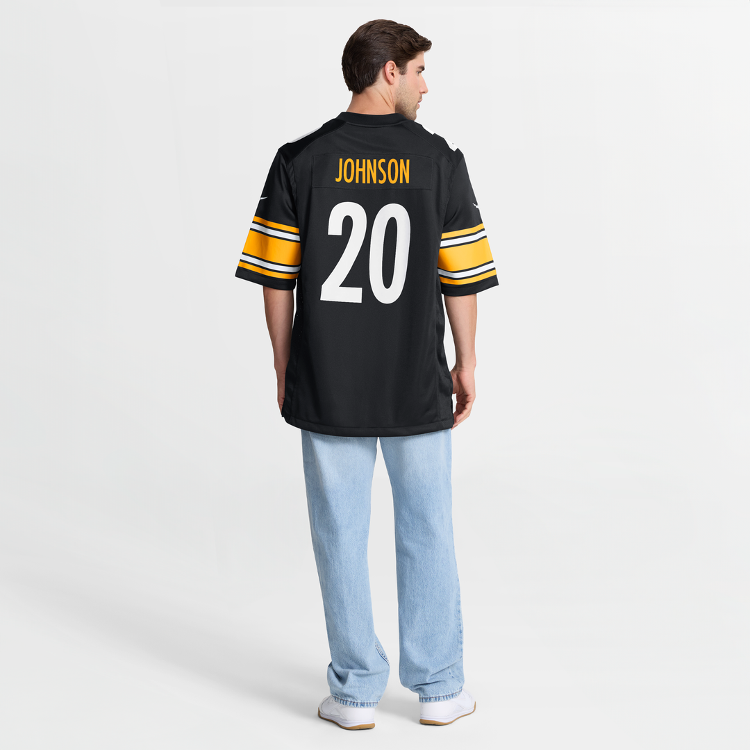 Kaleb Johnson Pittsburgh Steelers Game Jersey - Black