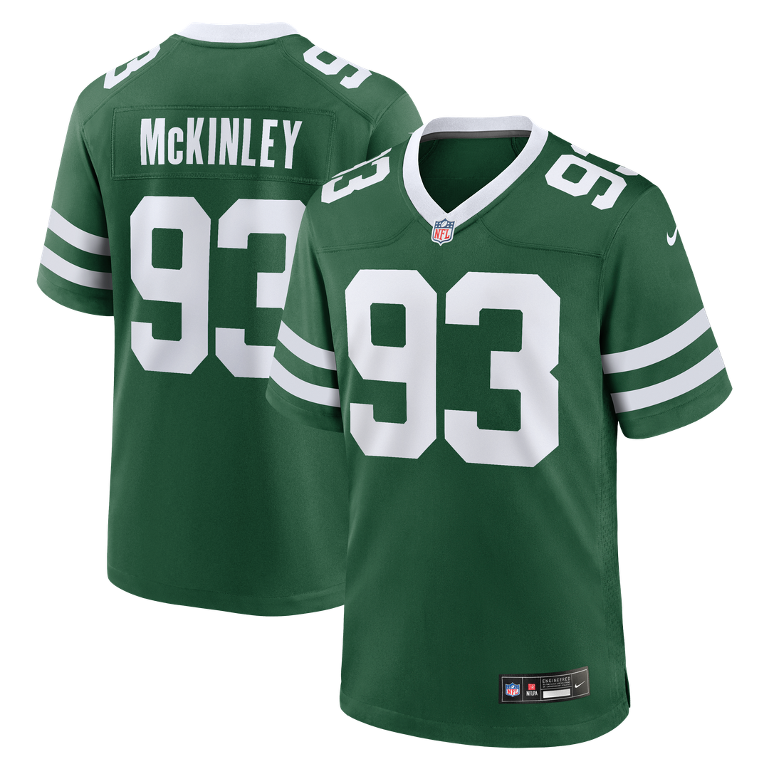 Takk McKinley New York Jets Game Jersey - Legacy Green
