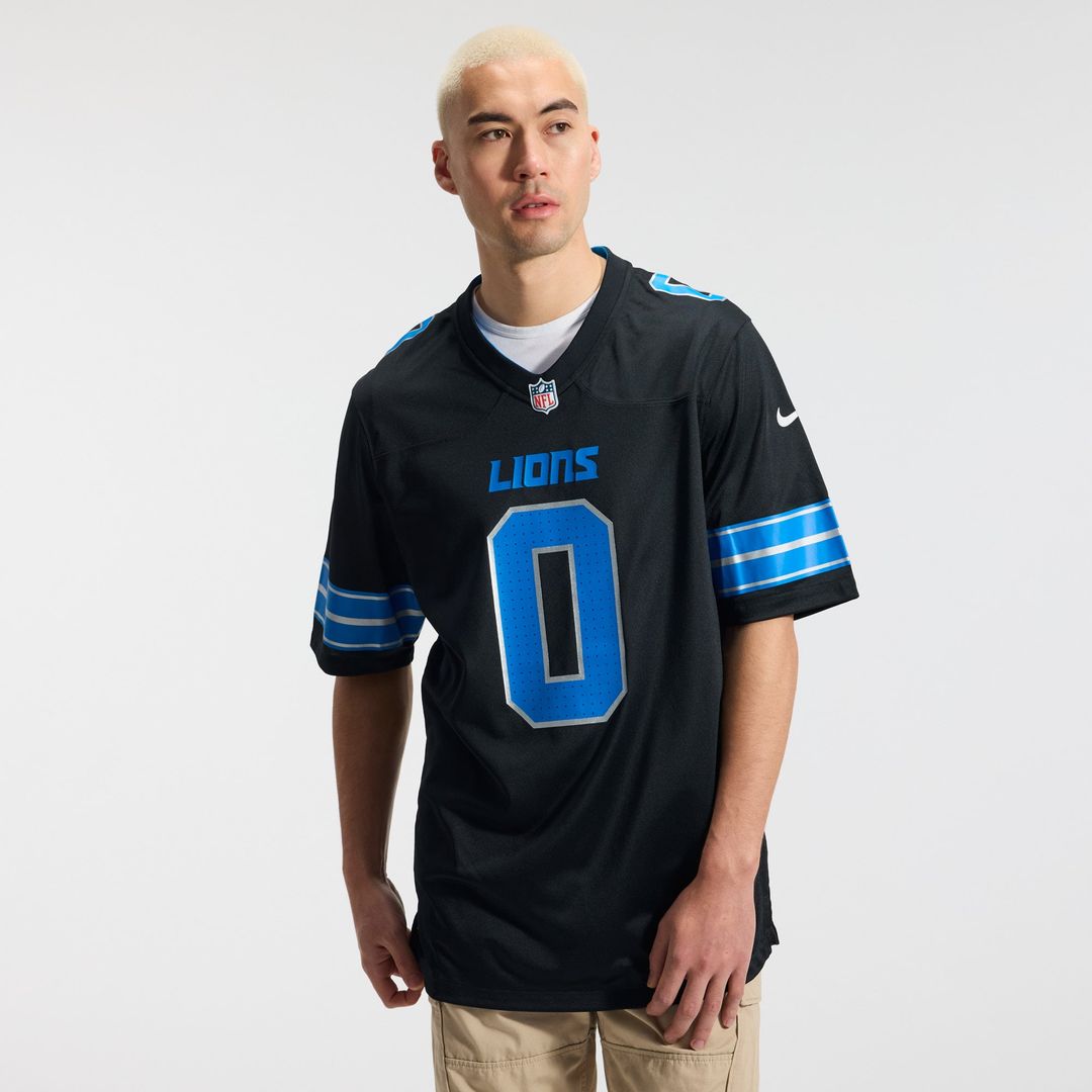Jahmyr Gibbs Detroit Lions Game Jersey - Blue