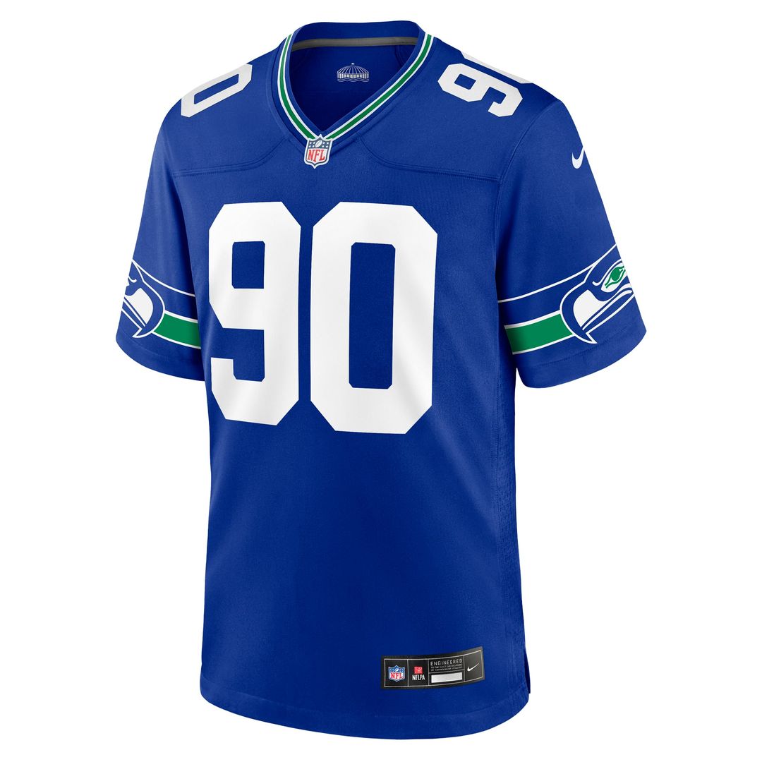 Jarran Reed Seattle Seahawks Alternate Game Jersey - Royal Blue