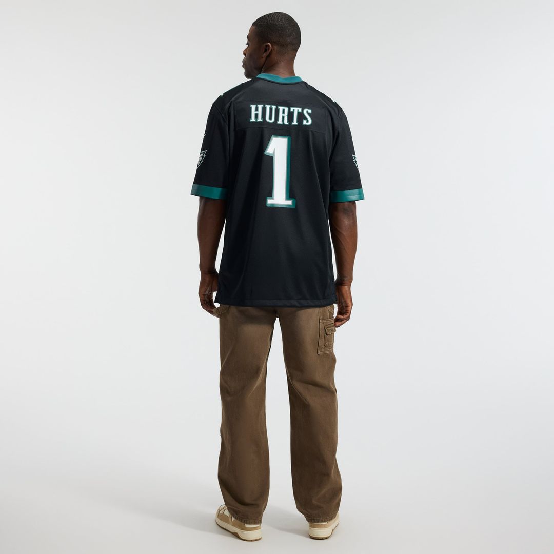 Jalen Hurts Philadelphia Eagles Game Jersey - Midnight Green