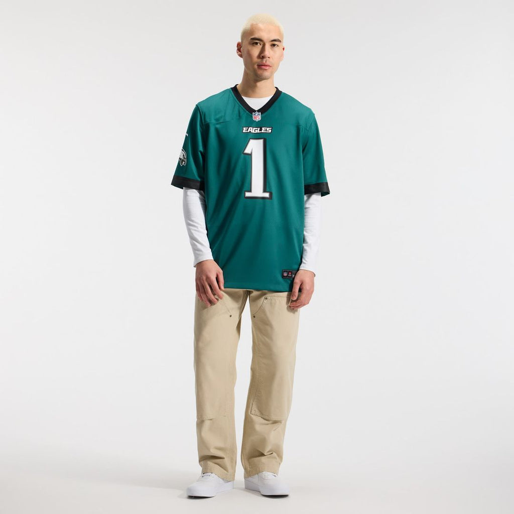 Jalen Hurts Philadelphia Eagles Game Jersey - Midnight Green