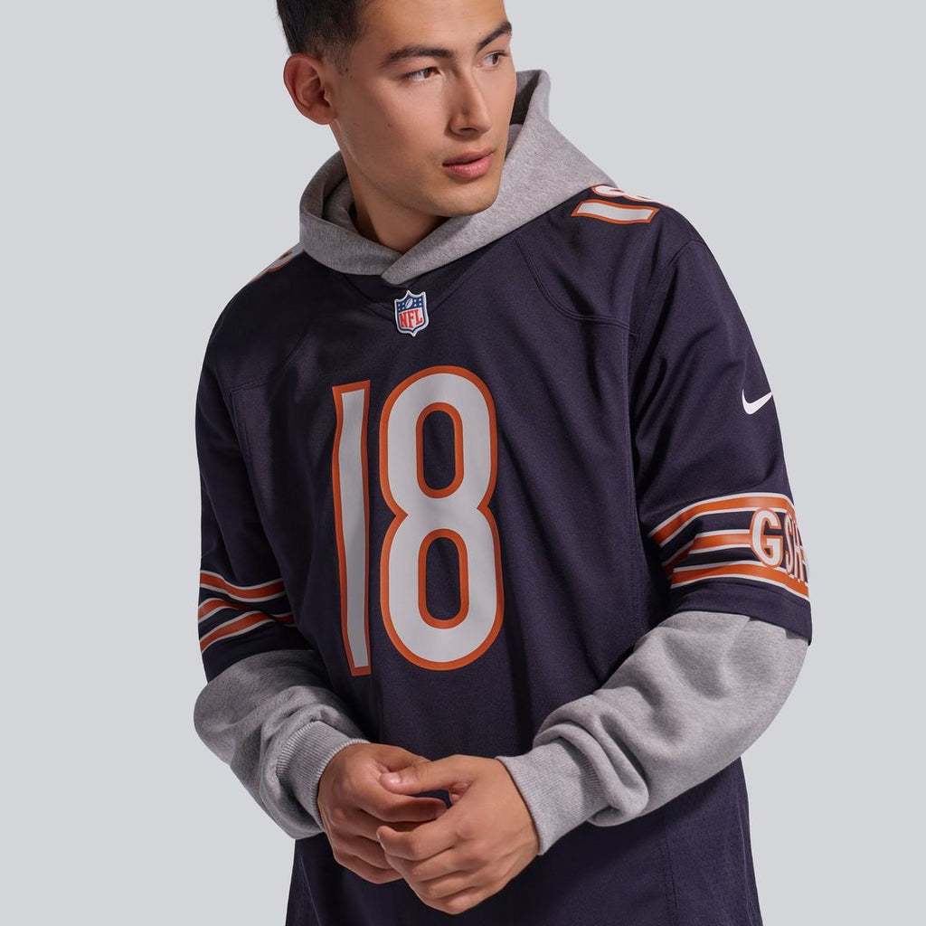 Caleb Williams Chicago Bears Game Jersey - Navy