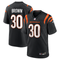 Chase Brown Cincinnati Bengals Game Jersey - Black