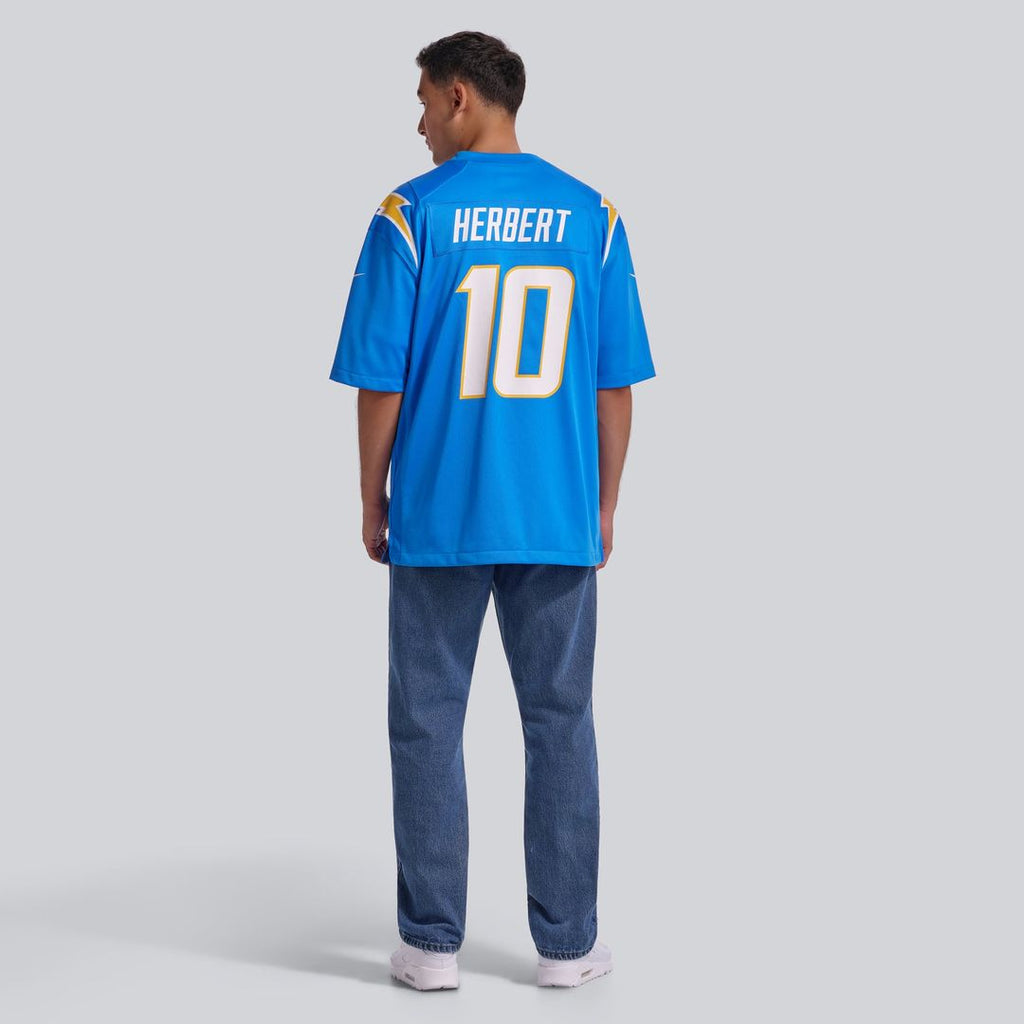 Justin Herbert Los Angeles Chargers Alternate Charger Power Game Jersey - Gold