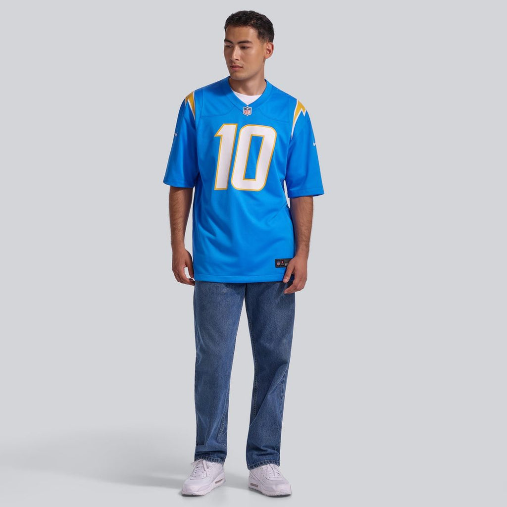 Justin Herbert Los Angeles Chargers Alternate Charger Power Game Jersey - Gold