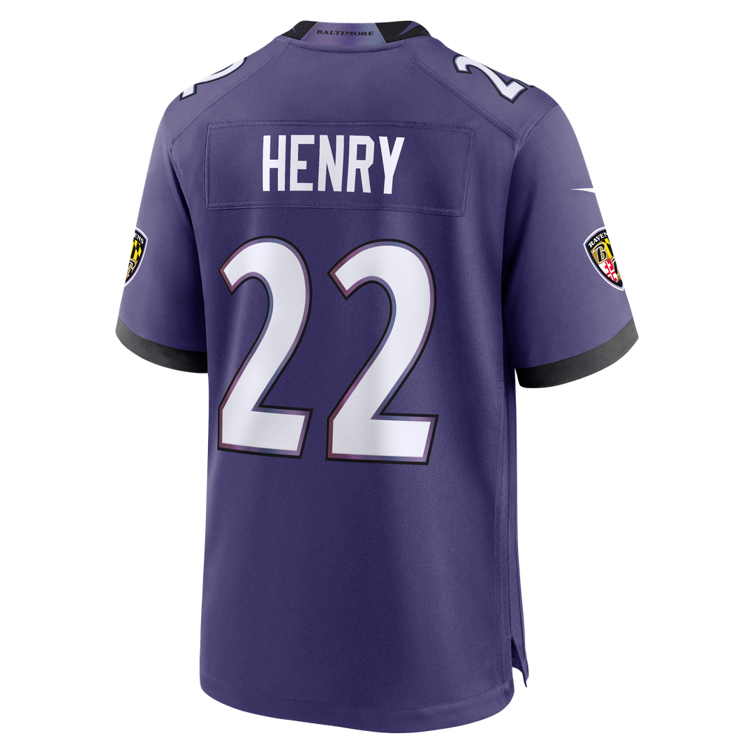 Derrick Henry Baltimore Ravens Game Jersey - Purple