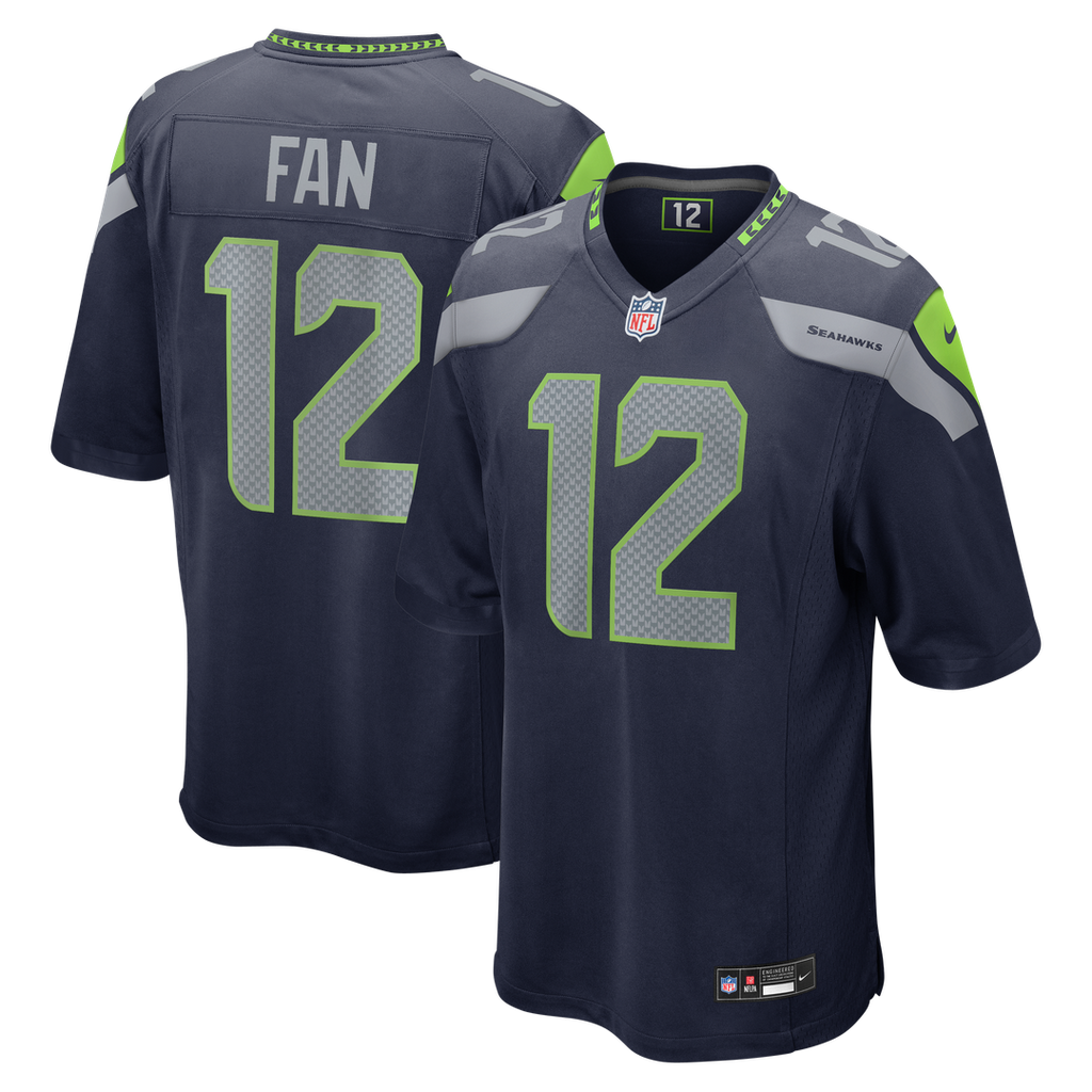 12s Seattle Seahawks Game Jersey - College Navy