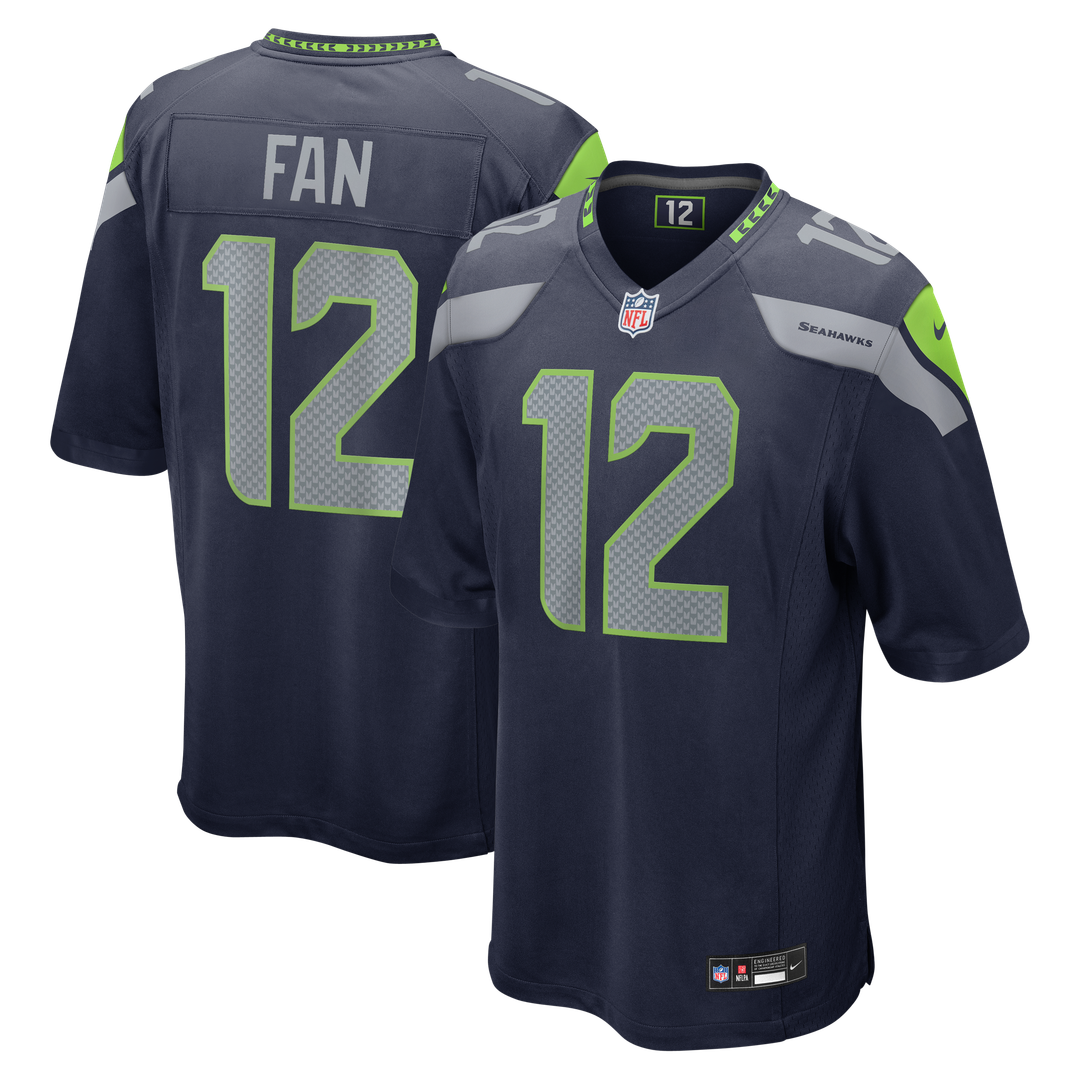 12s Seattle Seahawks Game Jersey - College Navy
