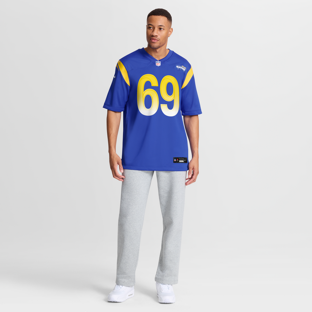 Kevin Dotson Los Angeles Rams Game Jersey - Royal Blue