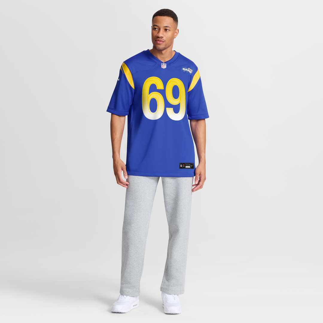 Kevin Dotson Los Angeles Rams Game Jersey - Royal Blue