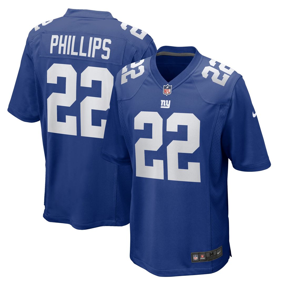 Dru Phillips New York Giants Game Jersey - Royal Blue