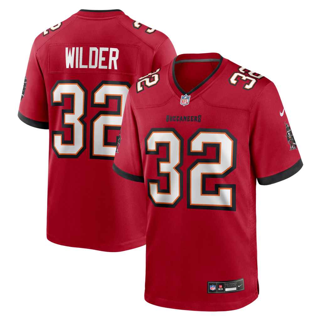 James Wilder Tampa Bay Buccaneers Game Jersey - Red