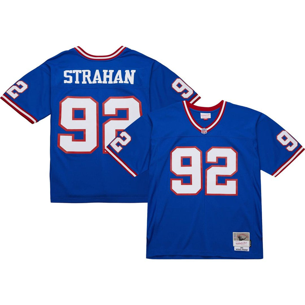 Michael Strahan New York Giants Big & Tall 1993 Replica Jersey - Royal Blue
